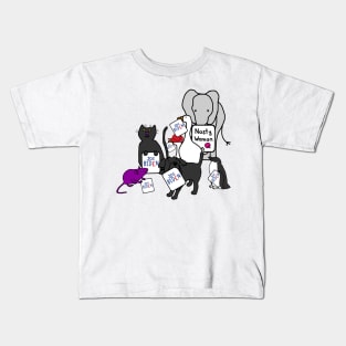 Animals with Joe Biden Signs Kids T-Shirt